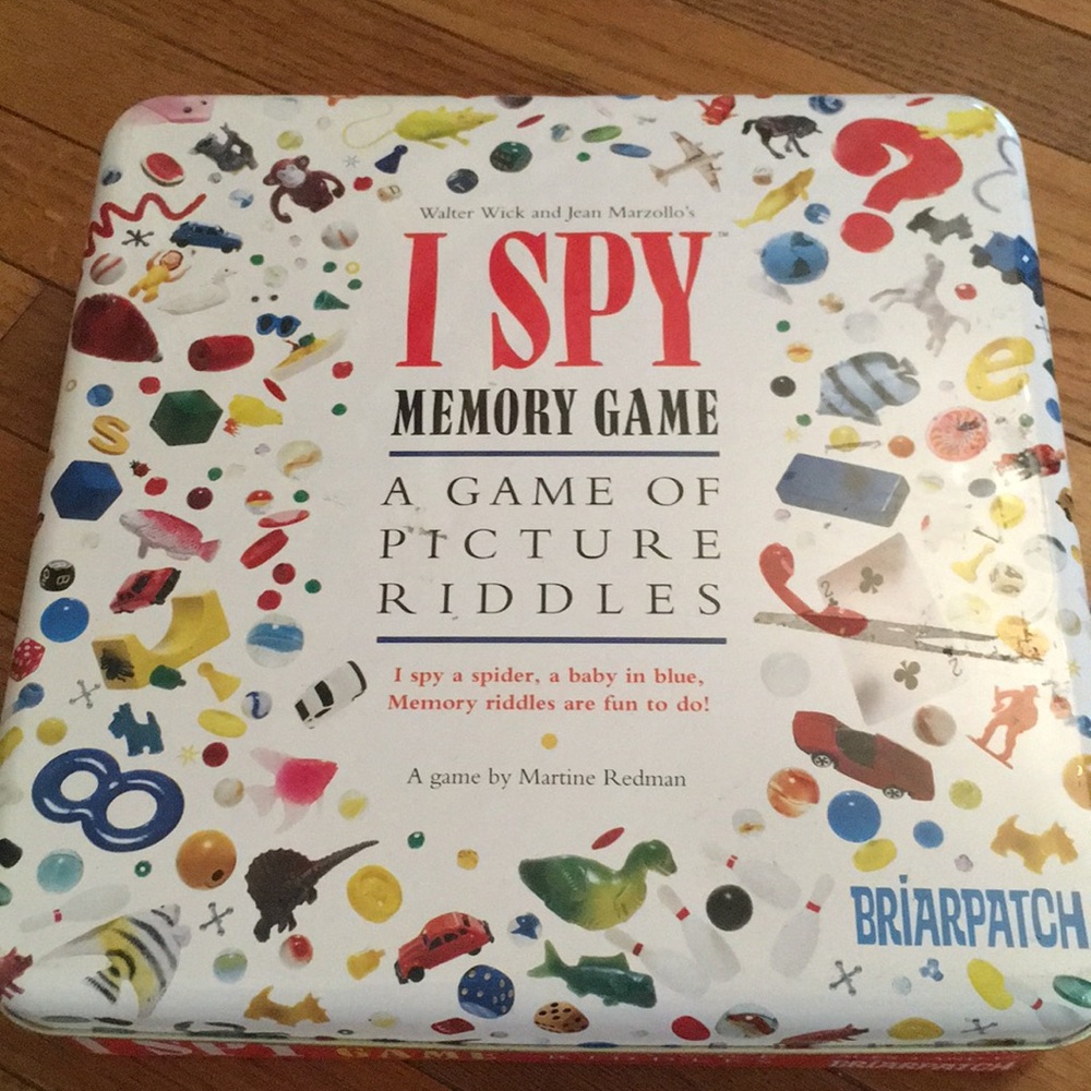 🪁I Spy memory game board game